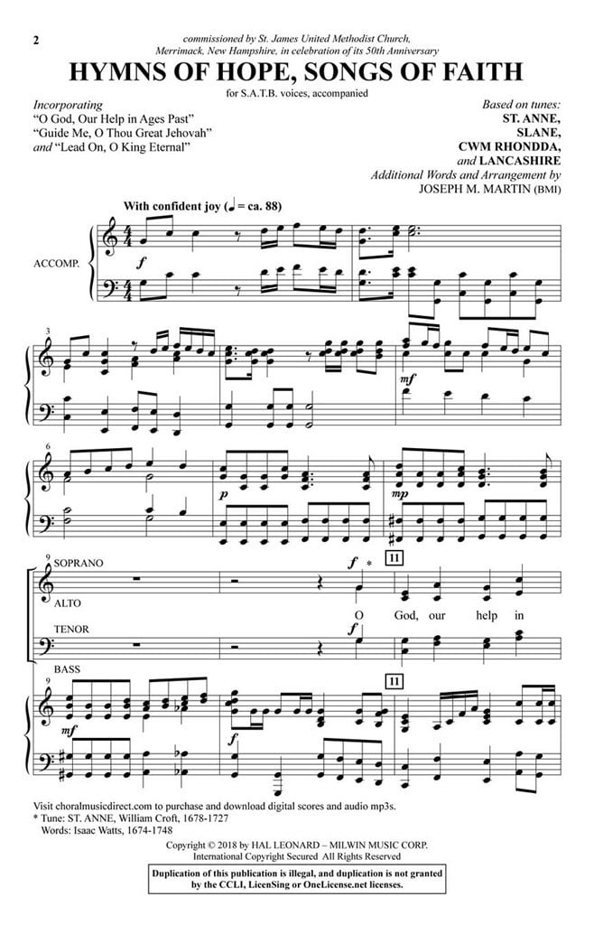 Hymns of Hope, Songs of Faith